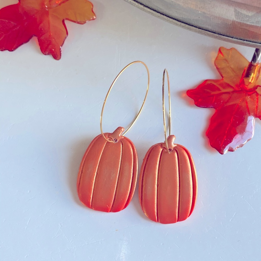 Handmade Pumpkin Loops